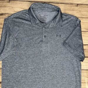 Men’s Under Armour The Playoff Large Gray Polo